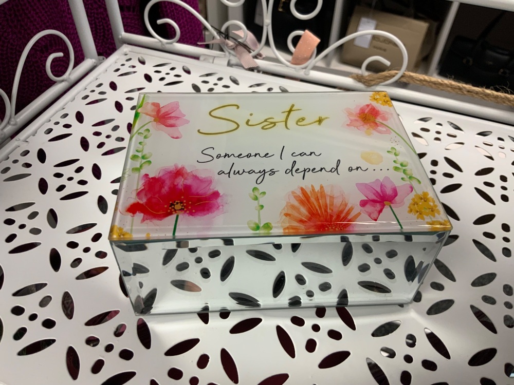 New Product….embrace mirrored jewellery box ….sister