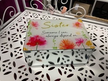 New Product….embrace mirrored jewellery box ….sister