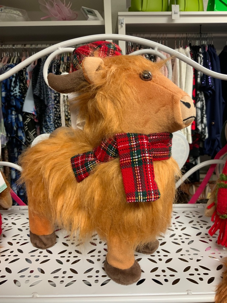 New Product….walking/dancing/singing highland cow