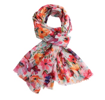 New Product&hellip;.vibrant colourful floral scarf