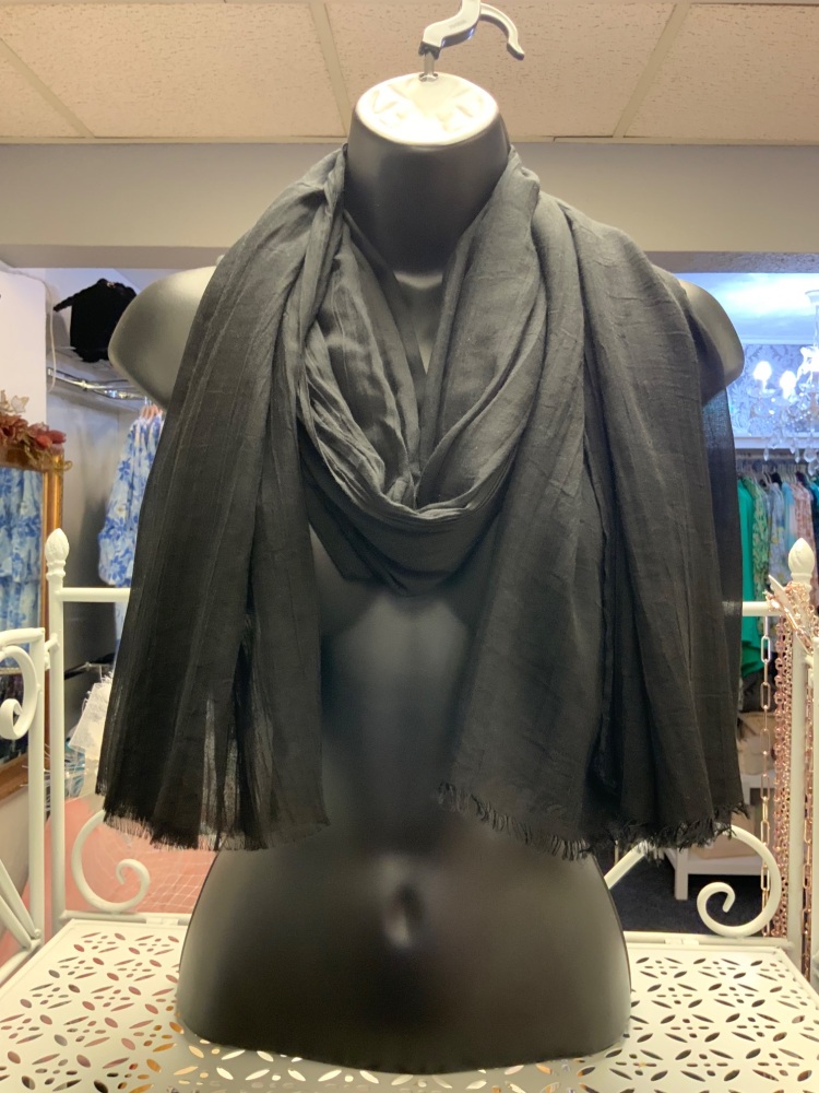 New Product….black scarf