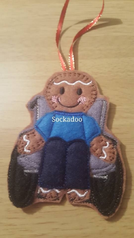 Gingerbread in Wheelchair