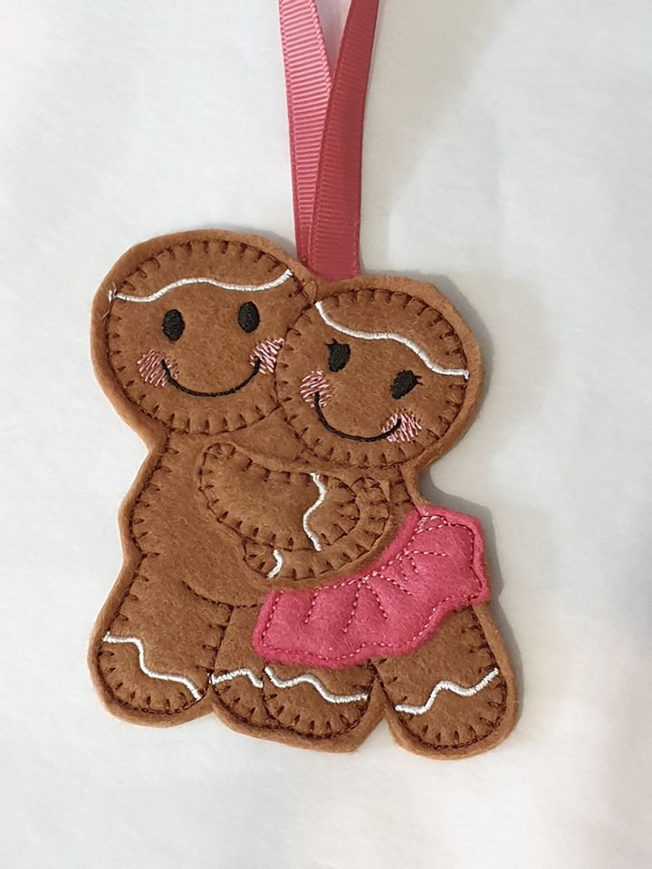 Couple in Love Gingerbread 