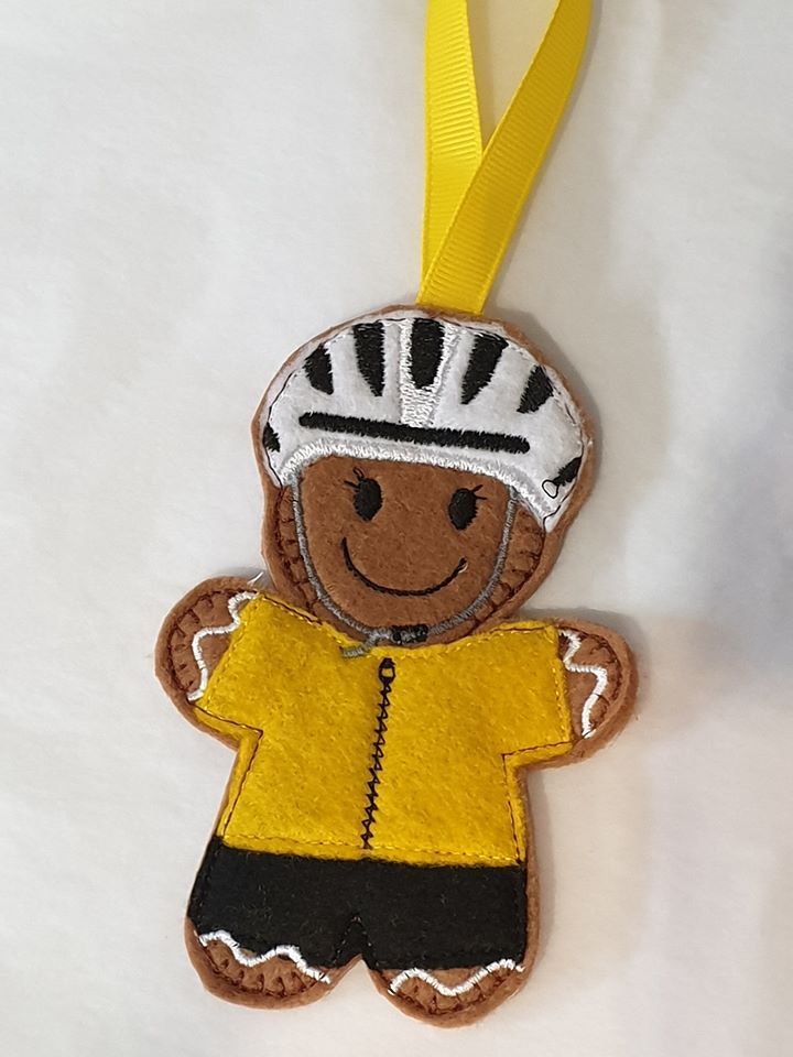 Cyclist Gingerbread 