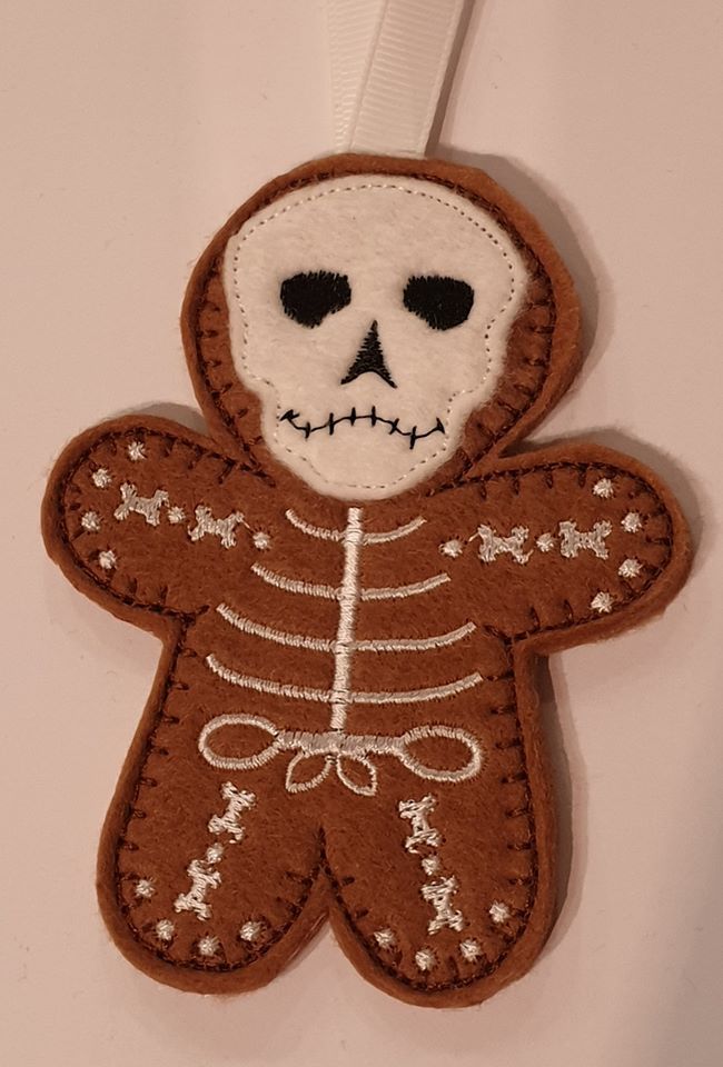 Skeleton Gingerbread Halloween