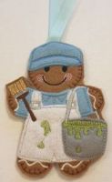 Painter Gingerbread Tradesman