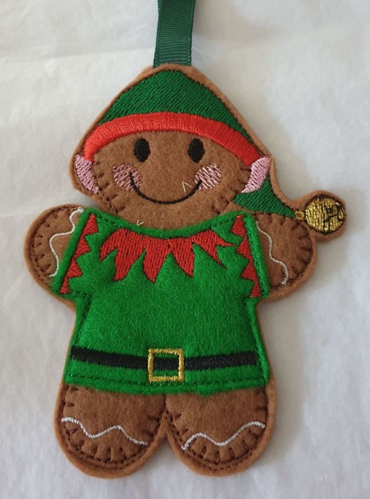 Christmas Elf Gingerbread 