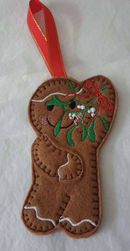 Christmas Mistletoe Gingerbread 