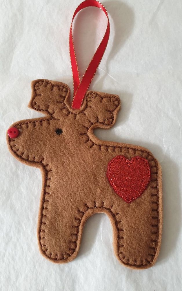 Christmas Reindeer Gingerbread 