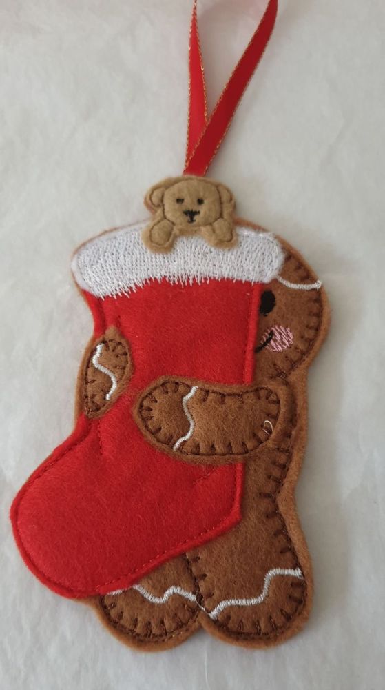 Christmas Stocking Gingerbread 