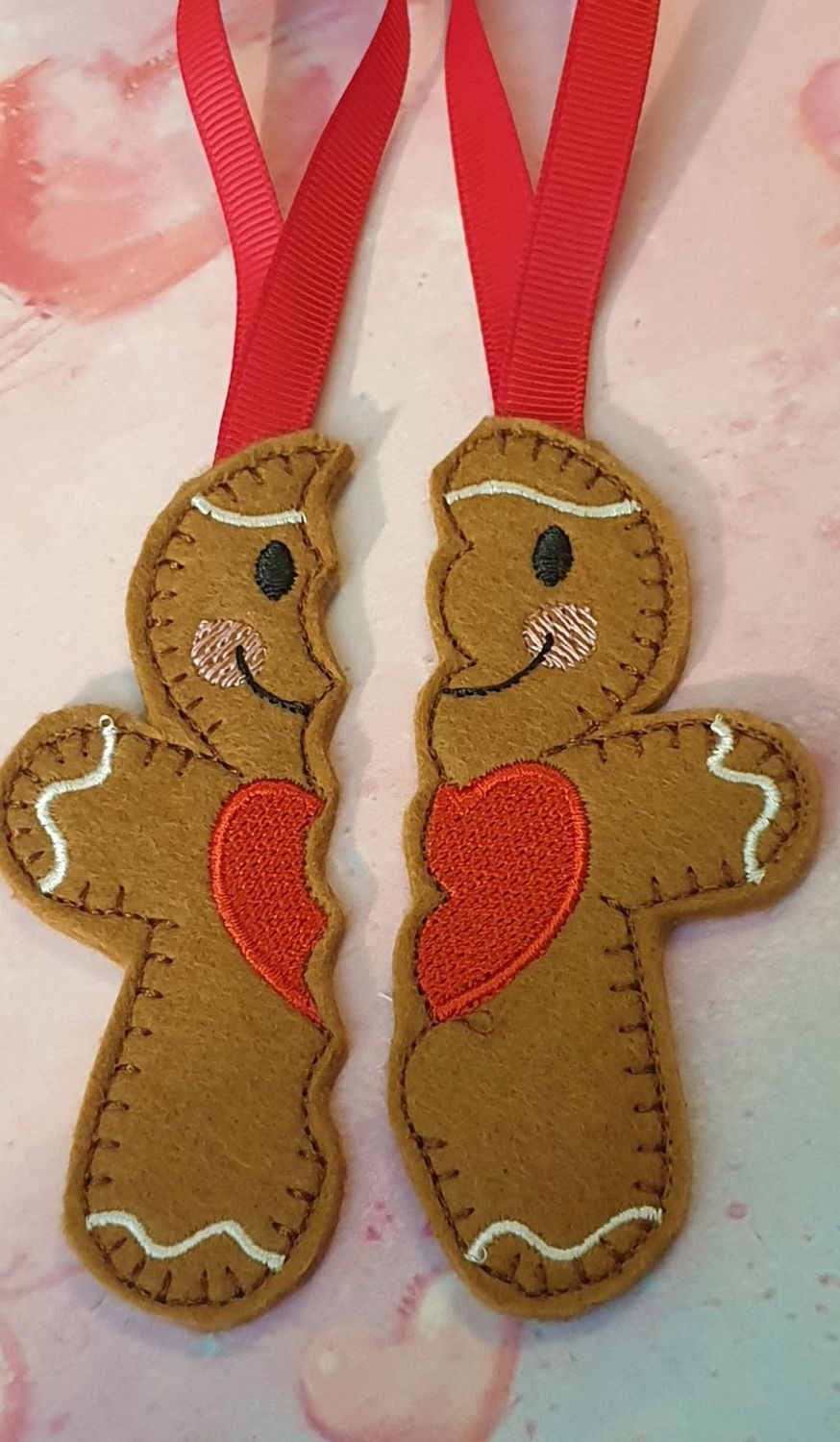 2 pieces Split -Best Friends -  Gingerbread 