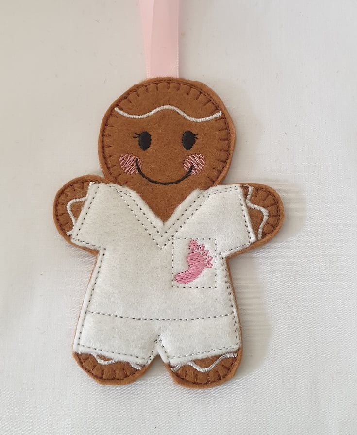 Podiatrist/Chiropodist Gingerbread Man