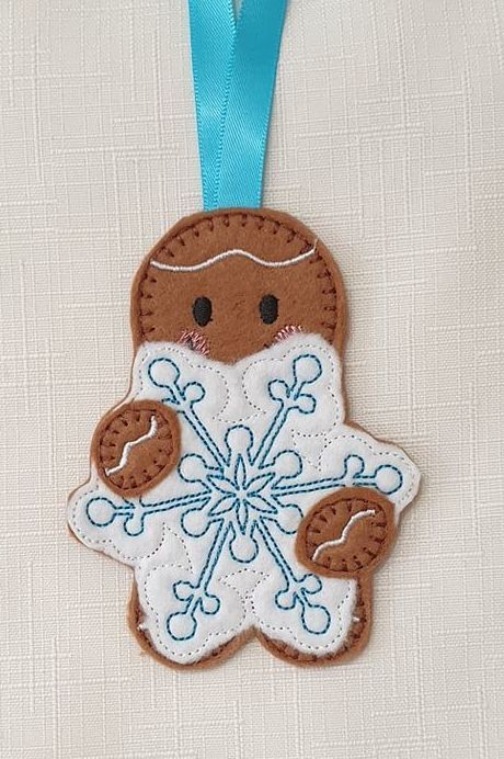 Snowflake Gingerbread Christmas Winter