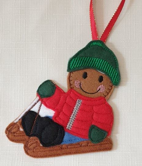  Sledging Gingerbread Christmas Winter
