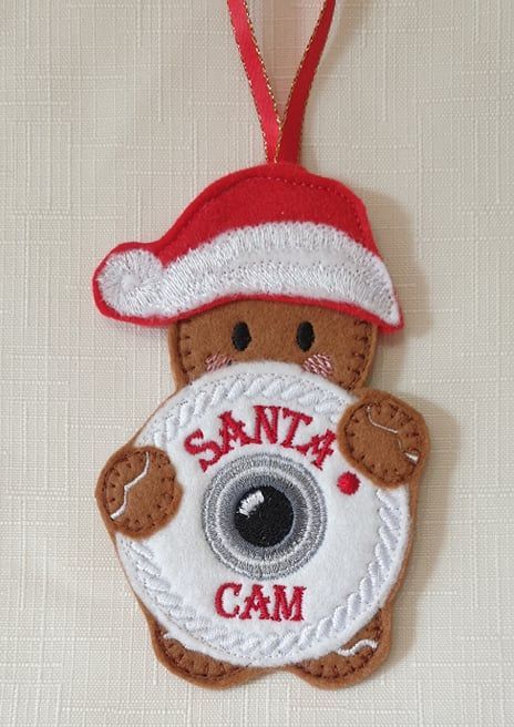 Santa Cam/Camera Gingerbread Christmas 