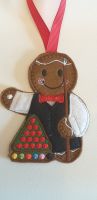 Snooker Player Gingerbread 
