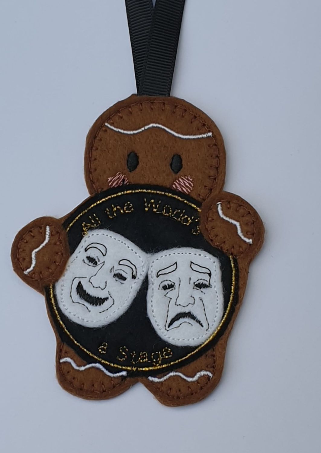 Drama, Theatre, comedy & Tragedy masks Gingerbread 