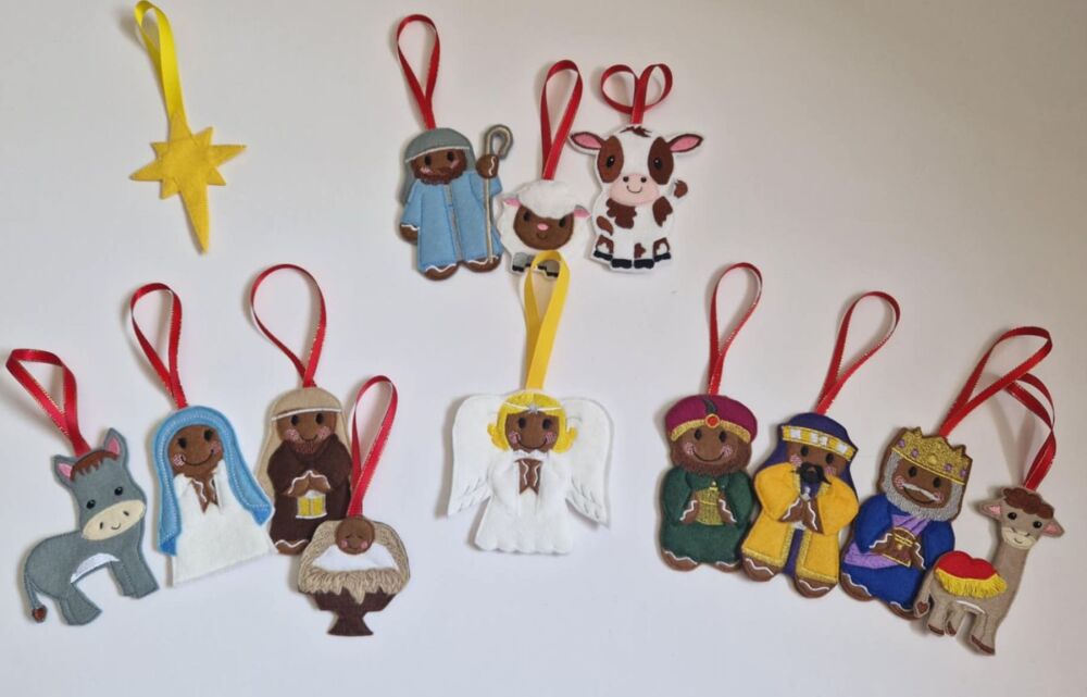 Nativity Set Of Decorations