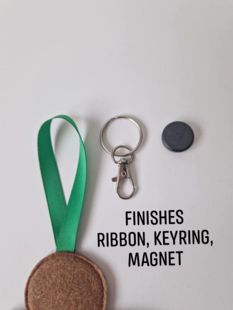 Binman - Refuse Collector Gingerbread Decoration. Available as a Hanging decoration, Keyring/Bag charm Or fridge magnet