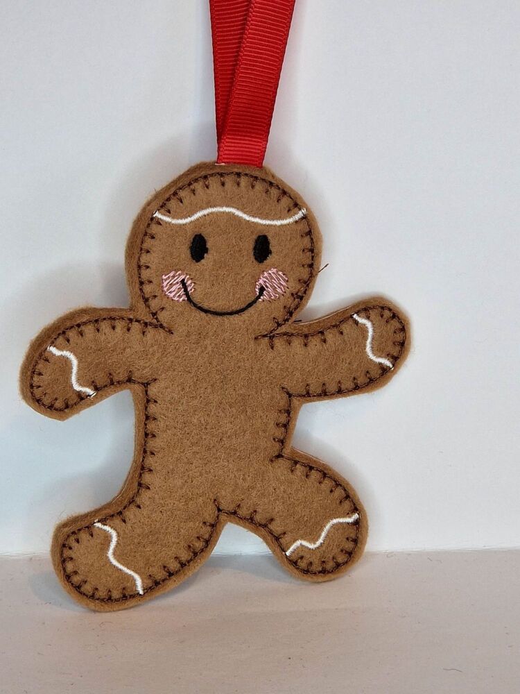 Running Gingerbread Decoration