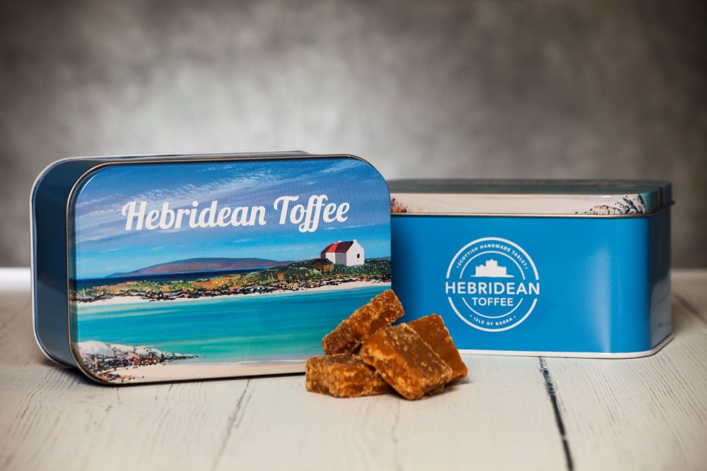 Hebridean Toffee 400g Gift Tin UK delivery included