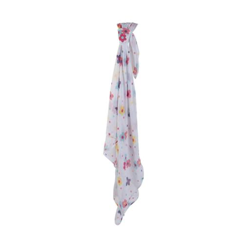 NEW - Flower Muslin Swaddle - Organic Cotton