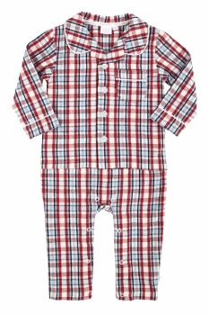 baby boy tartan pyjamas