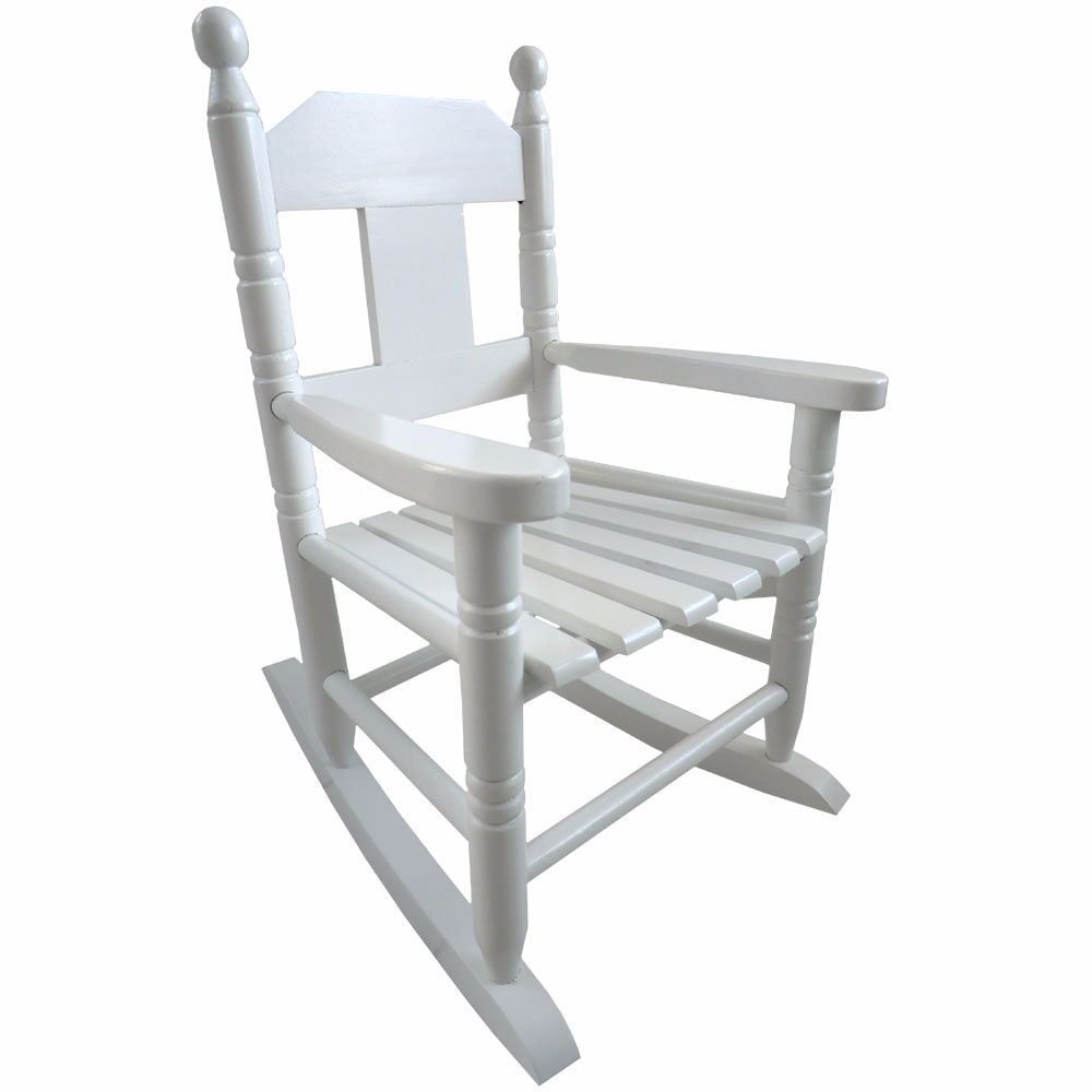 NEW - Blue Childs Wooden Rocking Chair 