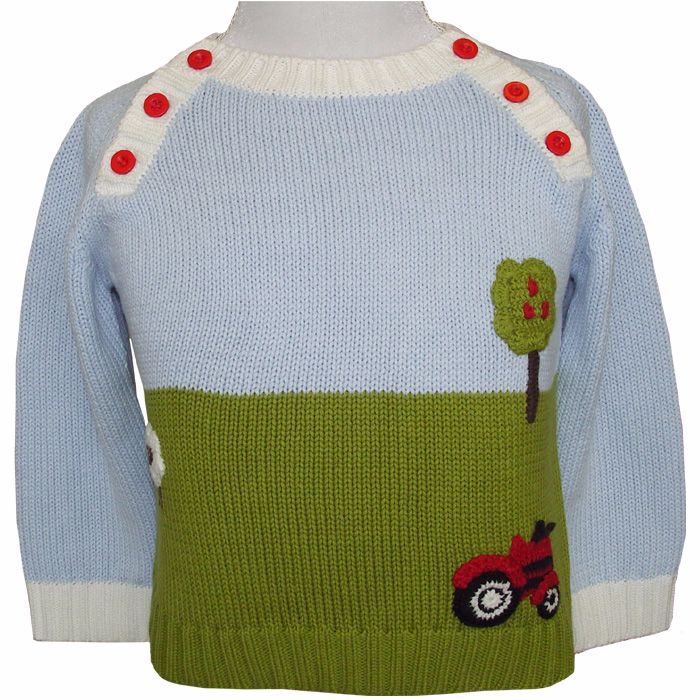 NEW - Farmyard Knitted Cotton Jumper 