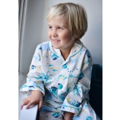NEW 2019 - Jules - Deep Sea Traditional Pyjamas -