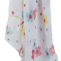 Summer Meadow Flower Muslin Swaddle - Organic Cotton - Piccalilly