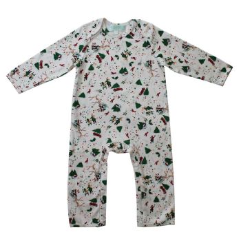 Christmas Babygrow - All in One - Vintage print