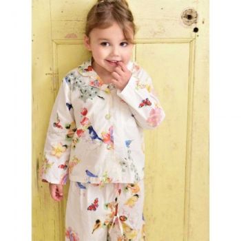 Girls Cotton Pyjamas Secret Garden design - Ada