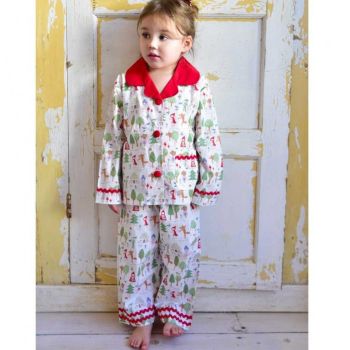 Girls Pyjamas in a Red Riding Hood design