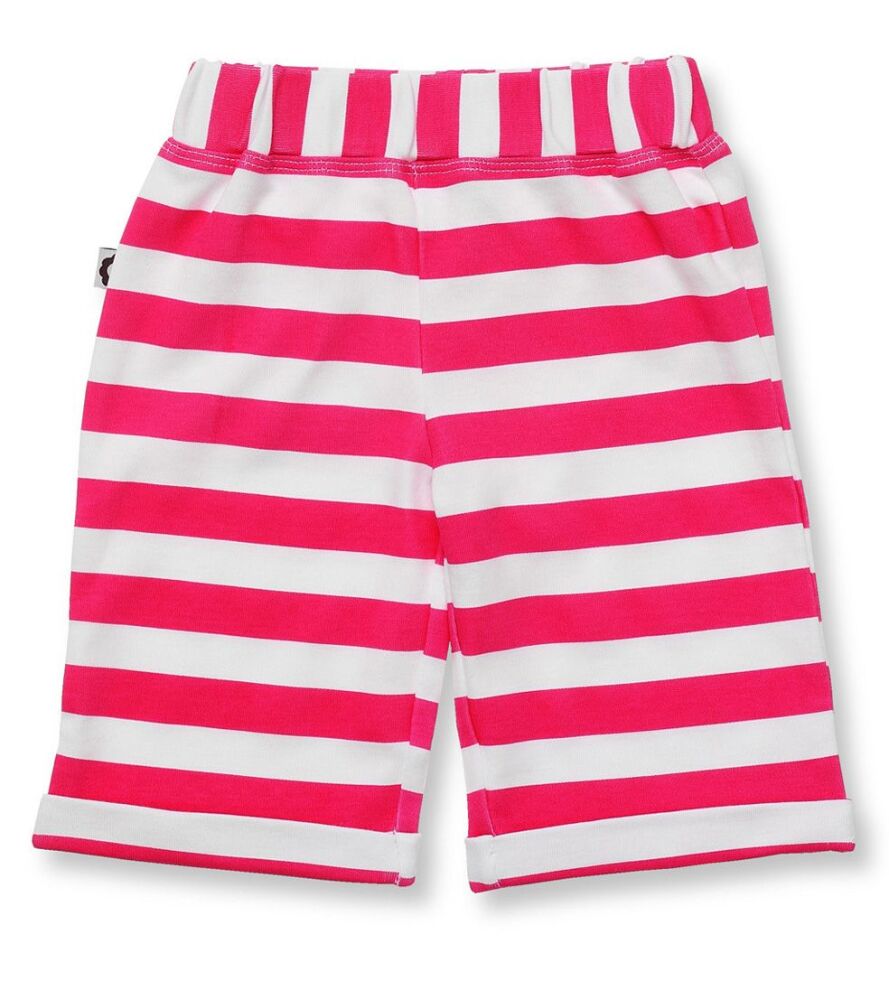 Pink & White Striped Cotton Trousers - Baby Girl 6-12 months
