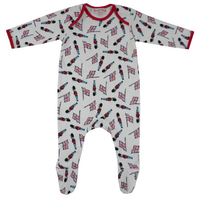 Babys Soldier/Guardsman Babygrow Sleepsuit | Powell Craft | Little PJS