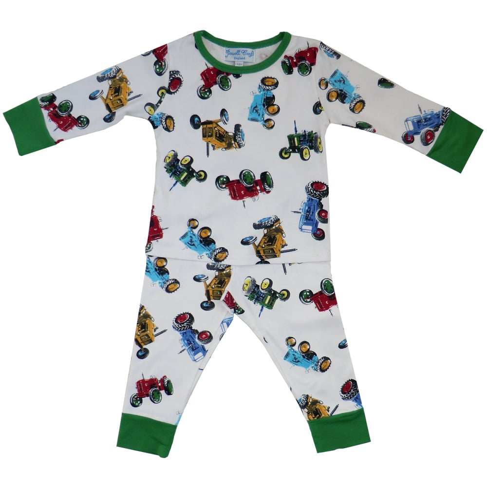 Boys tractor pyjamas Powell Craft Little PJS