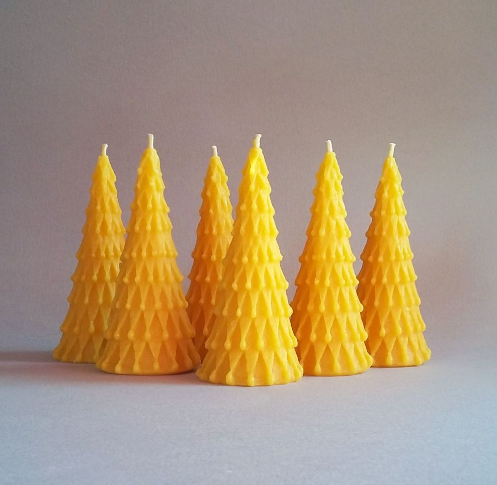 Beeswax Christmas Candles Gold&Black Beeswax Candles
