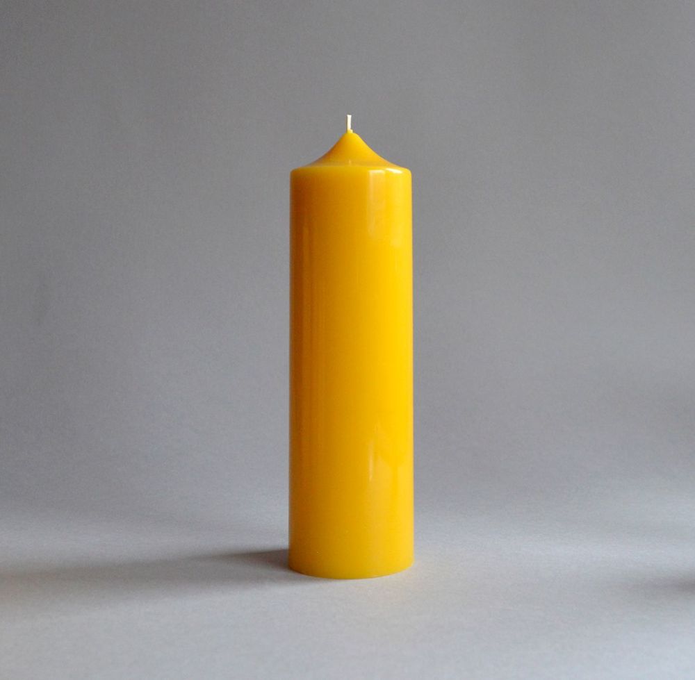 Beeswax church candle