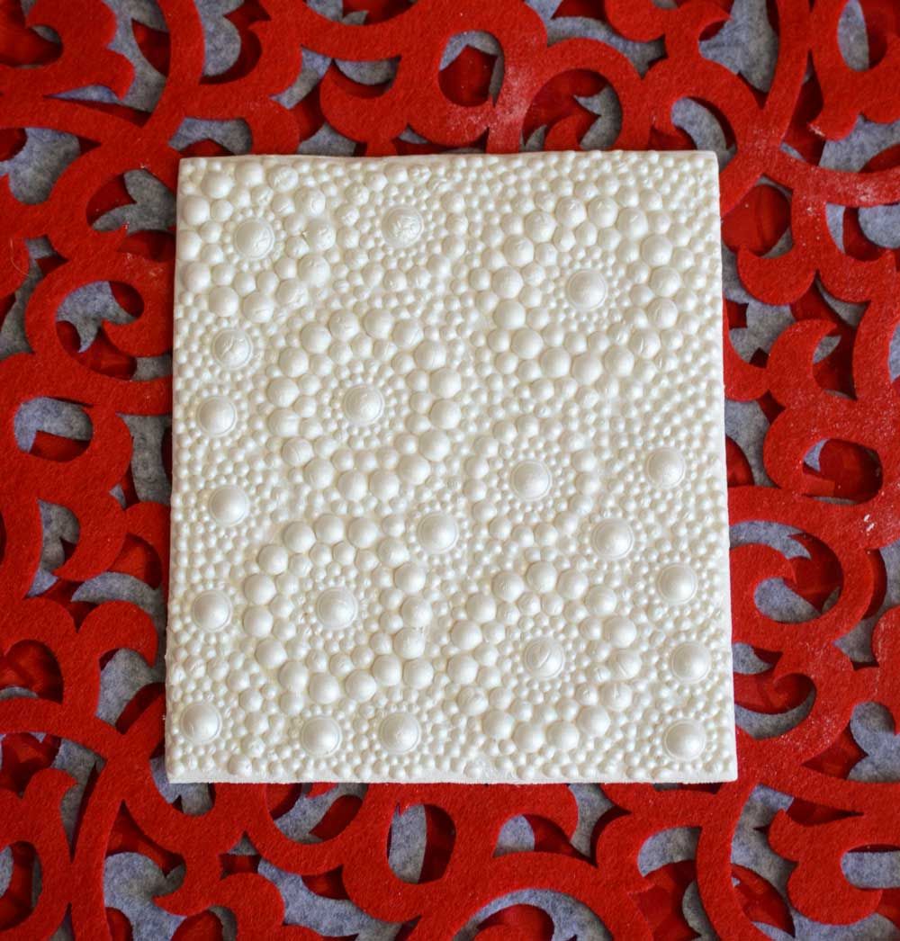 Bas-Relief Food Grade Silicon Mould: Heavenly Pearls