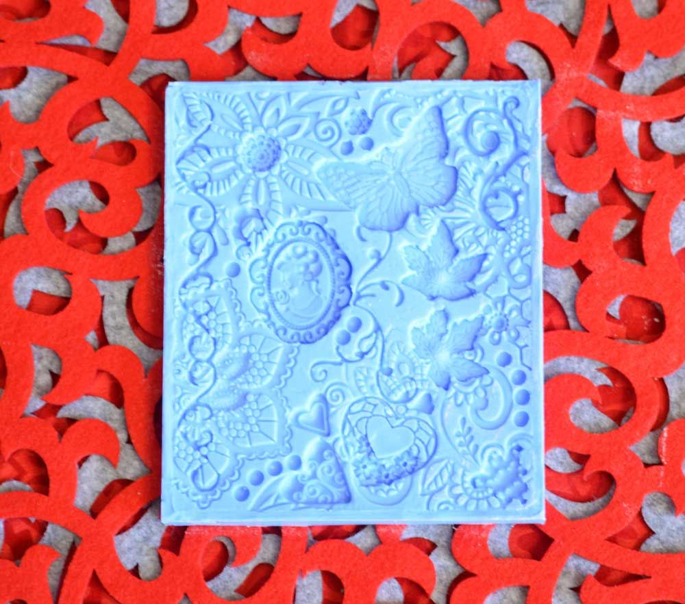 Bas-Relief Food Grade Silicon Mould: Antique Romance