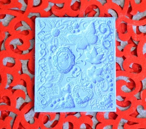 Bas-Relief Food Grade Silicon Mould: Antique Romance