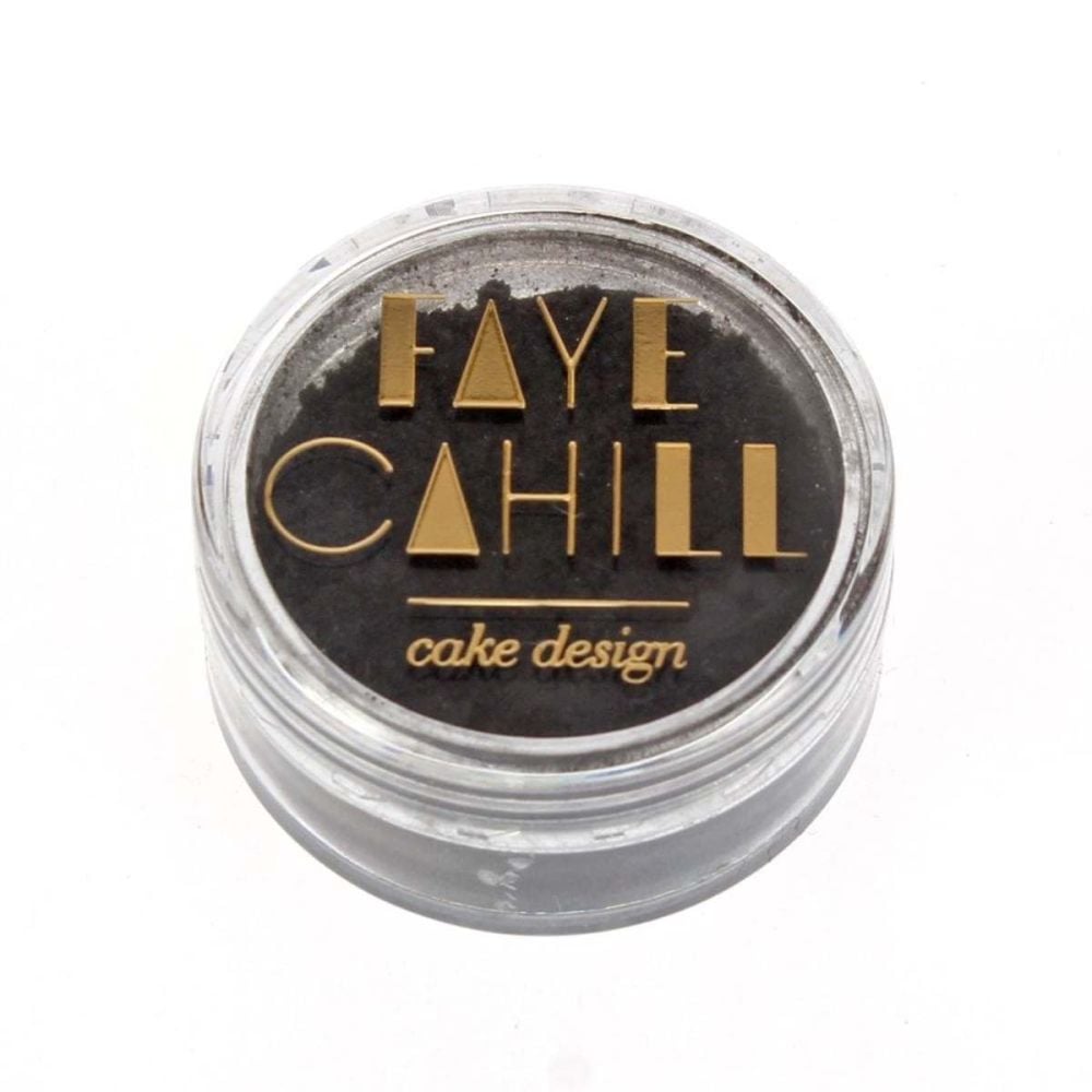 Faye Cahill: GRAPHITE BLACK 10ml luxury edible lustre dust icing colour