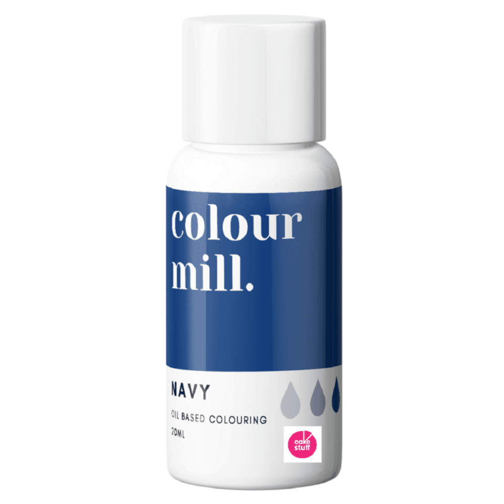Colour Mill NAVY BLUE oil based concentrated icing colouring 20ml