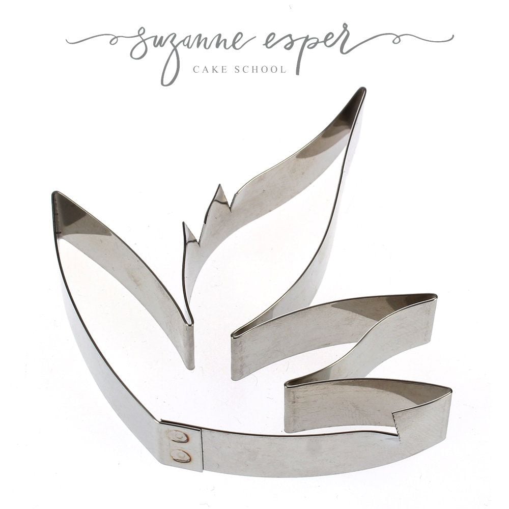 Suzanne Esper PEONY CALYX professional stainless steel icing cutter set