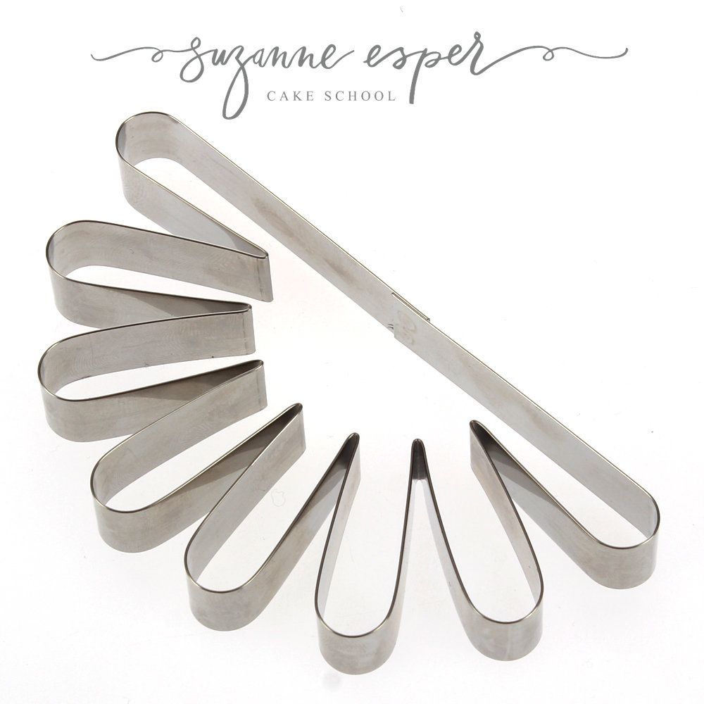 Suzanne Esper Large GERBERA SPEED professional stainless steel icing cutter