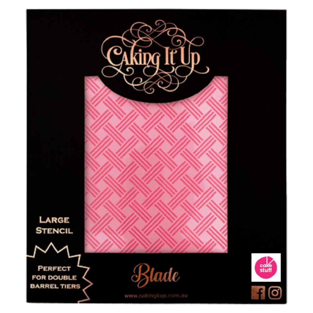 Caking It Up BLADE large cake icing stencil by Karen Reeves