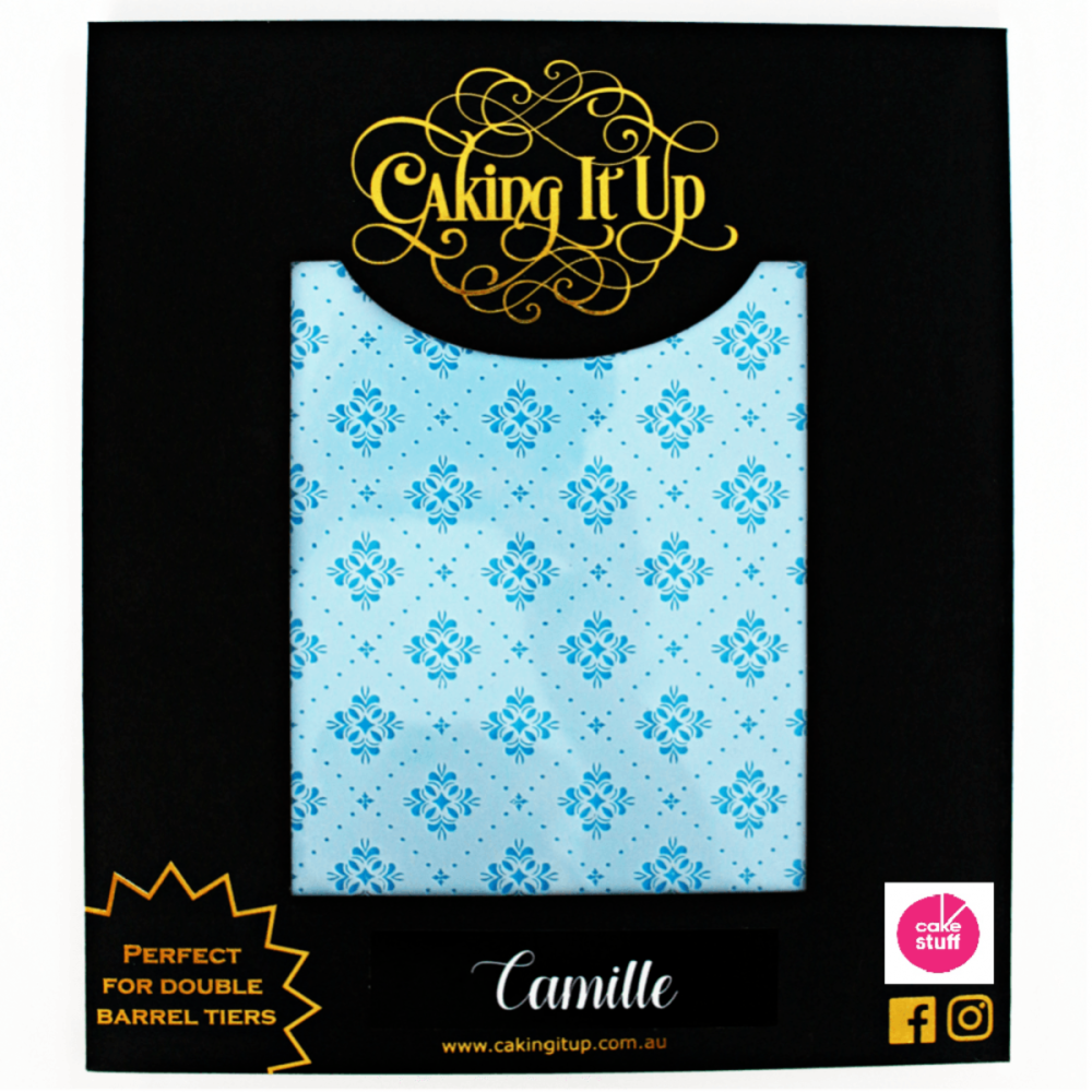 Caking It Up CAMILLE large cake icing stencil by Karen Reeves