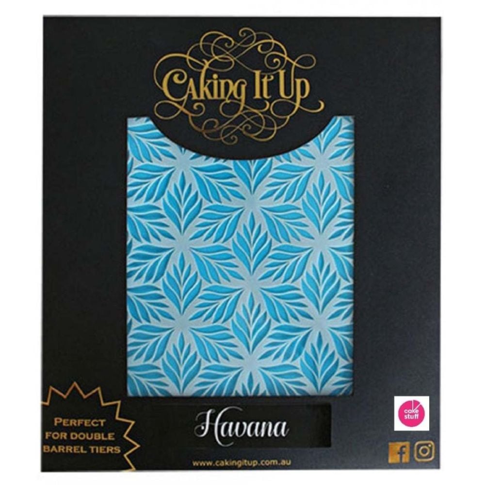 Caking It Up HAVANA large cake icing stencil by Karen Reeves
