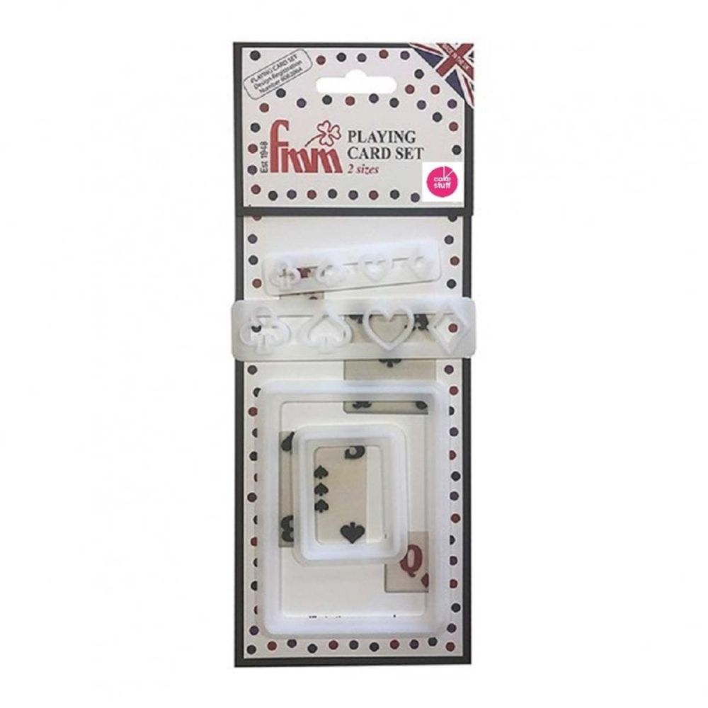 FMM 10 pc PLAYING CARD icing sugarcraft cutter set